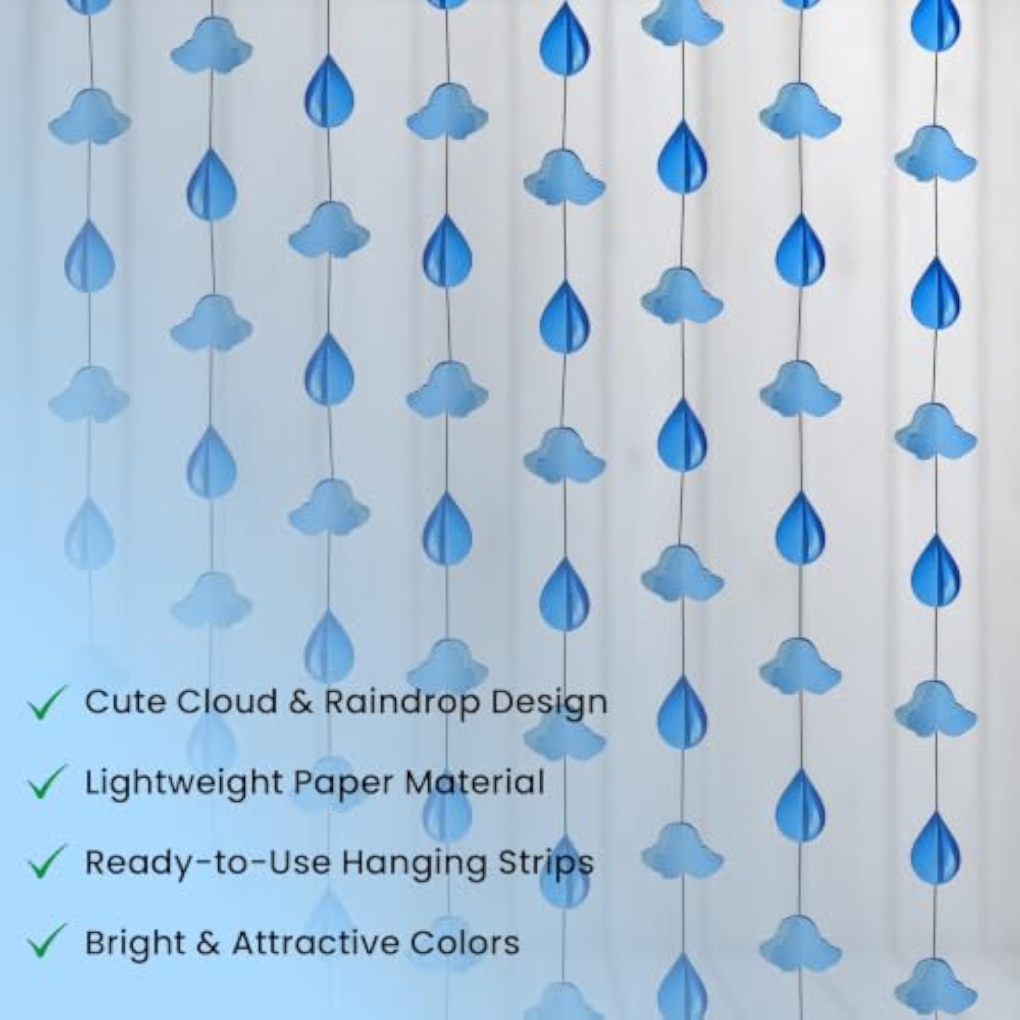 Cloud Paper Frills Wall Hanging Decorative Items