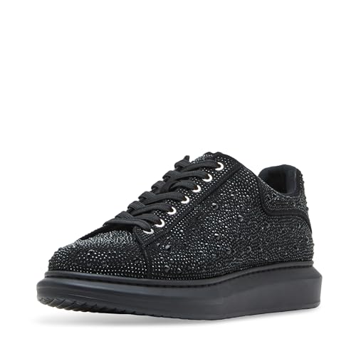 Steve Madden Men's ICEBOX Sneaker, Black Rhinestone, 13 by Steve Madden - Used condition - US$88.06
