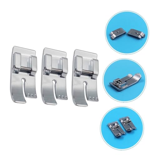 Pies para máquina de coser Veemoon metálicos 3 piezas miniatura 4