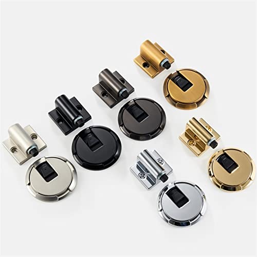 Batentes de porta de liga de zinco resistente invisível suporte de porta sem perfurador não magnétic