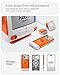 Spigen for iPhone 17 Pro Max Case, Classic C1 MagFit [TPU Covered Camera Control] [Compatible with MagSafe] - Tangerine
