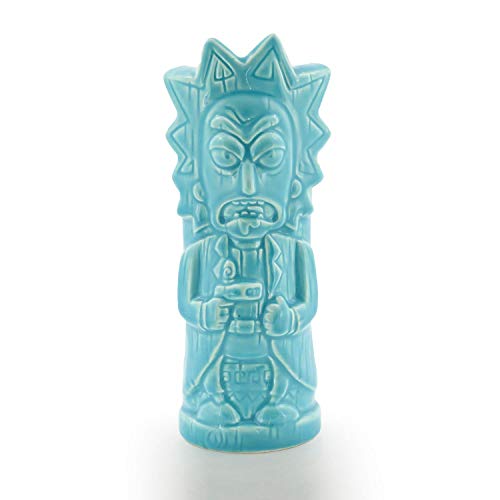 Geeki Tikis Rick & Morty Rick Mug | Official Rick & Morty Tiki Style Ceramic Mug | Holds 15 Ounces