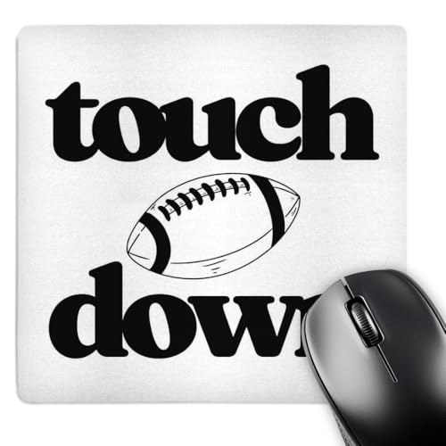 3dRose Touchdown Personalized American Football Gift for Players and Fans - Mouse Pads (mp-377472-1)