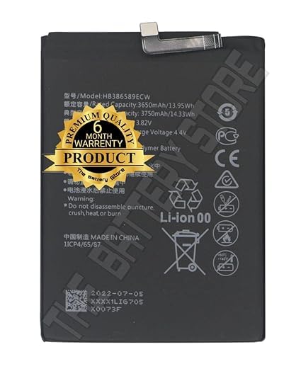 Image of THE BATTERY STORE Original HB386589ECW Battery for Honor 8X View 10 V10 / P10 Plus /Mate 20 Lite /Nova 3 /4 Battery with 6 Month Warranty**** (P16)