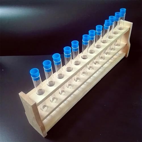 Support de tubes en bois matériel didactique pour cours de science - 5