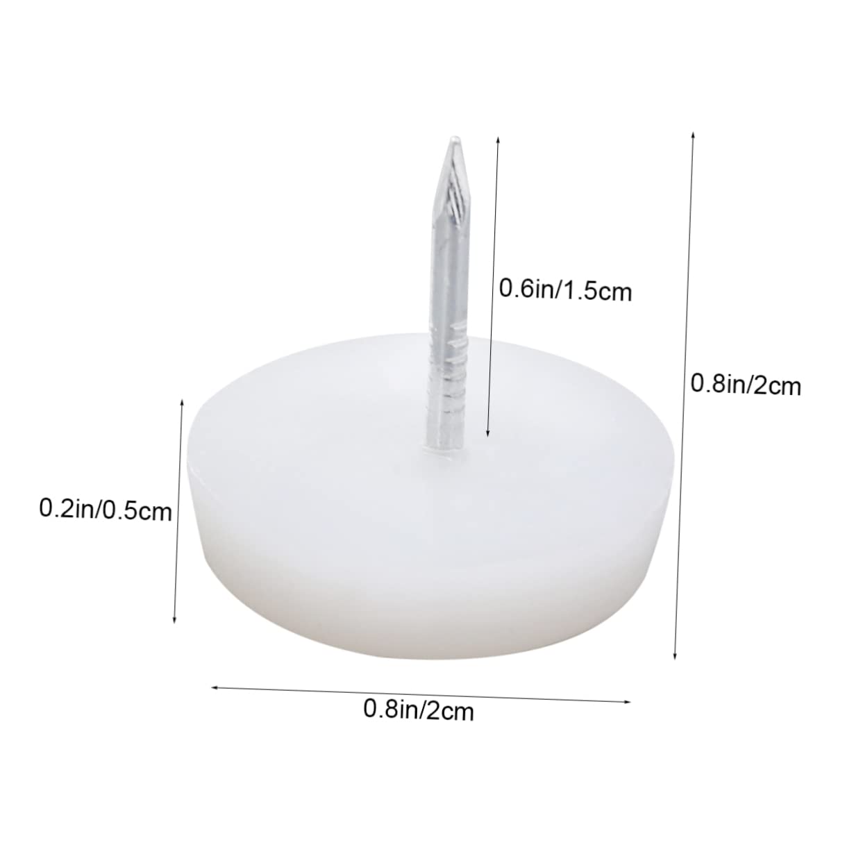 SOLUSTRE Couch Padding Slide Stopper Nails 50pcs Upholstery Nails Furniture Tacks for Sofa Easy to Install