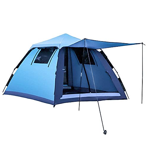 Tente de camping pop-up 4 places avec protection plage et sac à dos intégré