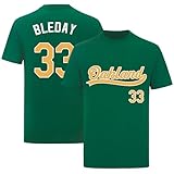 JJ BLEDAY Shirt T-Shirt Jersey Baseball No Brand/Logos 100% Cotton for Green Mens/Womens/Kids