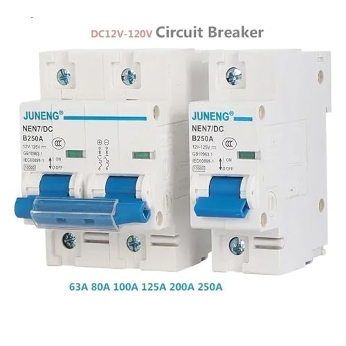 Disjoncteur CC 1P 80A interrupteur pneumatique de protection solaire - 2