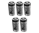5X 3V CR123 CR123A DL123 A Batterien CR17345 Ultra Lithium Foto 3 Volt für Digitalkameras, Alarmanlagen, Sicherheitstechnik, Rauchmelder, Taschenlampen AKKUman Set (5 Stück)