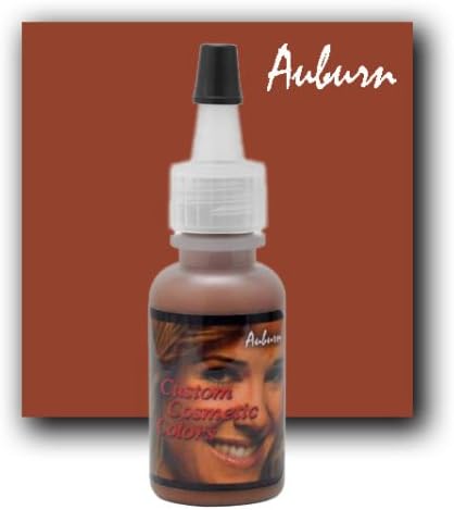 Permanent Makeup Custom Cosmetic Auburn W Tattoo Ink 1/4oz 0.25oz Bottle Pigment Colors Supply Set