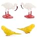 balacoo 10Pcs Uccelli Giocattoli di Modello Uccelli Figurine di Uccelli Cake Topper Resina Uccelli Uccelli Artificiali Giocattoli Educativi per I Bambini