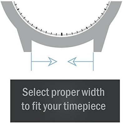 Miniatura 8 de Barton - Correa de cuero flor para reloj, de liberación rápida, anchos disponibles 16mm, 18mm, 19mm, 20mm, 21mm 22mm, 23mm o 24mm