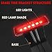 DKMGHT Spare Tire Holder Mounting Bracket Tire Carrier for Jeep Wrangler JK 07-18 with 3rd Third Brake Light Accessories 55397217AJ 68048581AA Aluminum Alloy Carrier Bracket(Red Lens)