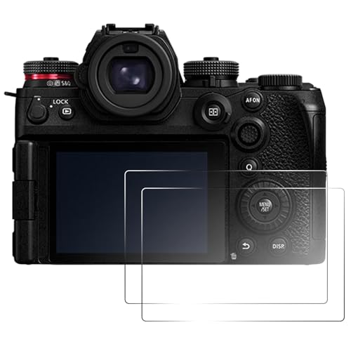 2���Z�b�g �X�N���[���v���e�N�^�[ �݊� Panasonic Lumix S1II/E DC-GH7 DC-S1RII DC-G97 �Ή� 9H�d�x �����K���X �t���ی�t�B���� �f�W�^���J���� �A�N�Z�T���[ ���h�~ �w��h�~