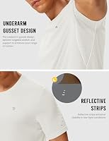 Rdruko Men's Athletic Shirts Dry Fit Moisture Wicking White L — image 5