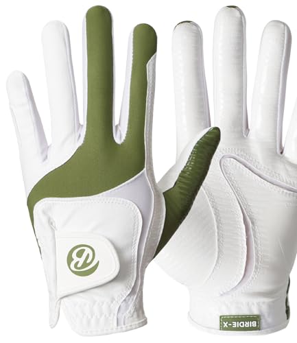 Guantes de golf verdes solucionan agarre inestable en swing