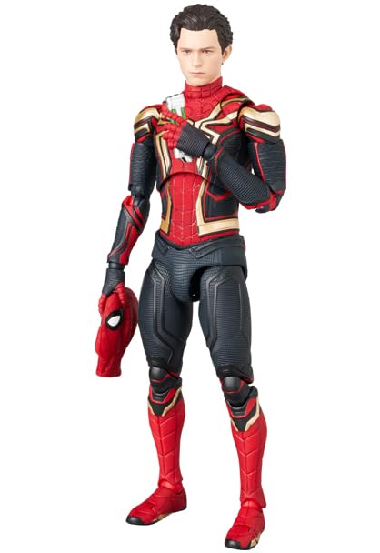 MAFEX No. 245 Spider-Man Integrated Suit with Sturdy Protective Clear Case for Shipping