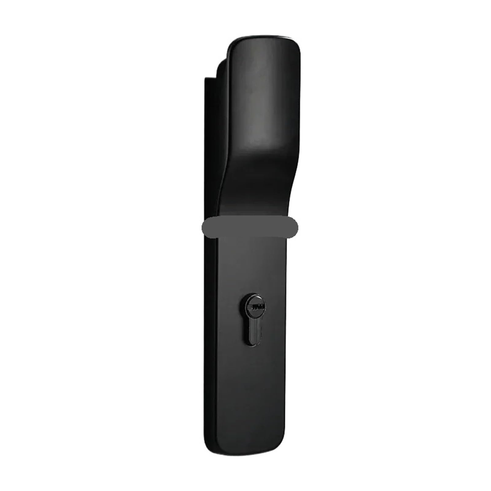 Serrure de porte sans poignée 50mm grise avec clés pour bureau et couloir