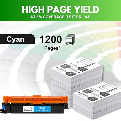 Image of TN 269 Compatible Toner Cartridge for Brother HL L3280CDW HL L3220CDW MFC L3760CDW DCP L3560CDW Printer (TN 269 Cyan Toner Cartridge Pack of 1)