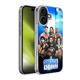 Head Case Designs Officially Licensed WWE Smackdown! Pay-Per-View Superstars Gel Case [Military Grade Protection] Compatible with Apple iPhone 17