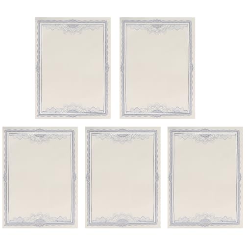 Holibanna Papel A4, Núcleo Interior de 12k, 5 Hojas por Set, Color, para Impresión y Reconocimiento en Ceremonias y Graduaciones