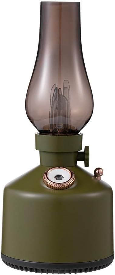 Humidifier,Retro Humidifier, Lantern Humidifier for Bedroom, USB Desktop Humidifier for Room Decor, 2 Mist Modes, Super Quiet Humidifier for Desk, Bedside, Sleeping, Relaxing (Gre en)
