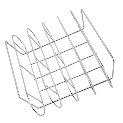 Côtelettes d'agneau en acier inoxydable pour grill, brochettes, poêles, attendrisseurs, grill, hamburgers, poulet, panier de cuisson, grille de cuisson, taco, barbecue, hachoir argenté