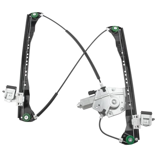 MYSMOT 741-877 Front Right Power Window Regulator with Motor Passenger Side for Jaguar S-Type Lincoln LS 2000-2002, YW4Z5423208AA FO1351142 ‎125-1982R