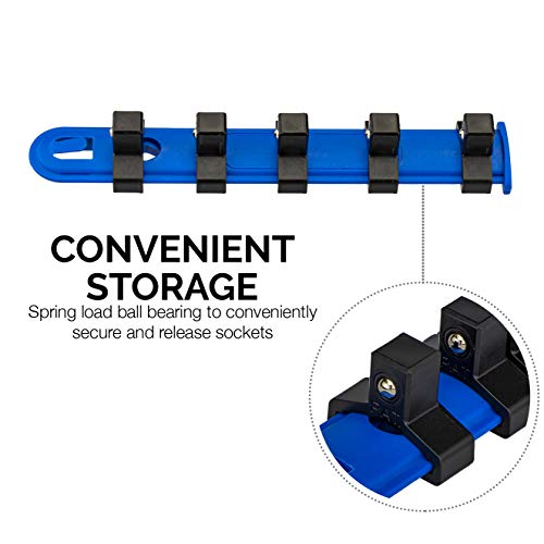 Neiko 02500A Spark Plug Socket Set | Rubber Retaining Inserts | 5 pieces | 3/8 Drive | SAE And Metric | Chrome Vanadium