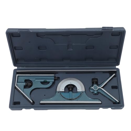 Équerre combinée en acier carbone 30 cm pour traçage angulaire précis