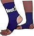 MMA Tobilleras Deportivas de Compresión Boxeo Tobillera Estabilizadora para Esguince de Tobillo Fascitis, Fitness Soporte de Tobillos (Azul, S)