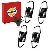 Exhaust Springs 7041789 - Replacement for Polaris Sportsman, Ranger, Scrambler, RZR ATV & UTV. Electroplated black rust-proof 4 pcs