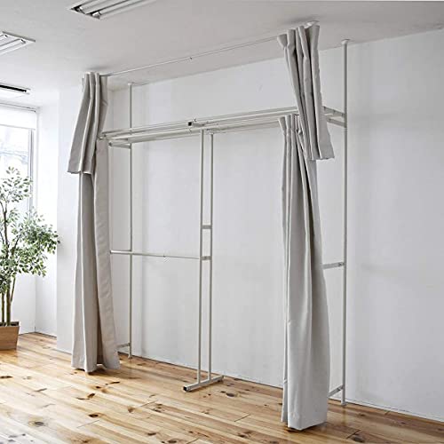 ツッパリクローゼットハンガーラック(ワイド)CL-210W