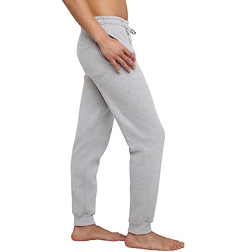 Image of Hanes Men's Jogger Sweatpants, EcoSmart Jogger Sweatpants for Men, Men's Fleece Lounge Pants