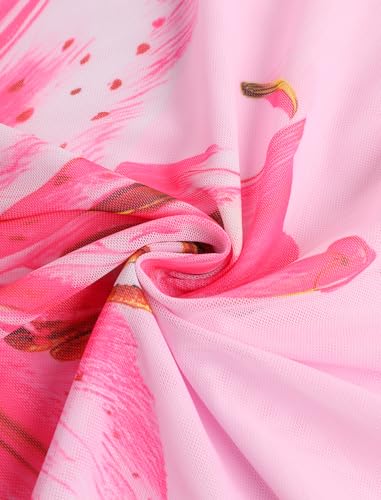 Image of ZAFUL Boho Beach Cover Ups for Women Sarong Coverups Sheer Bikini Chiffon Wraps Skirts for Swimwear