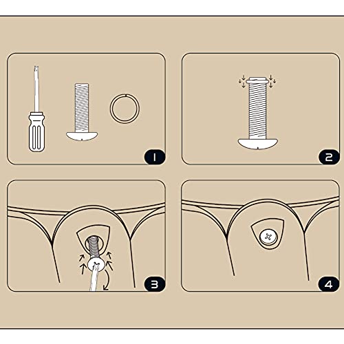 SENSARTE Frying Pan Bakelite Handle Repalcement Only Compatible Classic Granite Series Frying Pans 9.5/10/11/12.5-Inch and Saute Pans