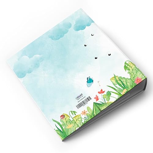 CALLUNA® Sammelordner Meine Erinnerungen mit Griffloch – Krippen Ordner – Sammelordner Kindergarten – ressourcenschonende Herstellung – inkl. EXTRA Schatzsuche-Spiel – Geschenk – Marienkäfer