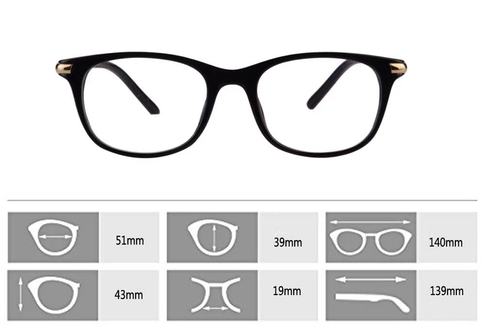 SHINU TR90 Rechteck Photochromatic Progressive Multifocus Lesebrille fuer Maenner Frauen Blau Licht Filter Computer Glaeser-MF017