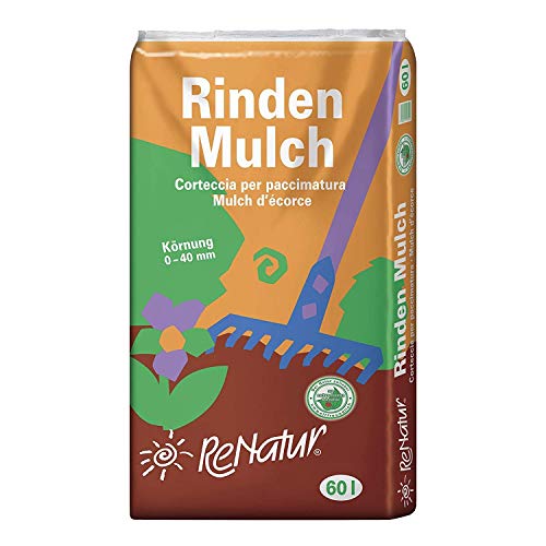Preisvergleich Produktbild ReNatur Rindenmulch, Körnung 0-40 mm - 60 Liter