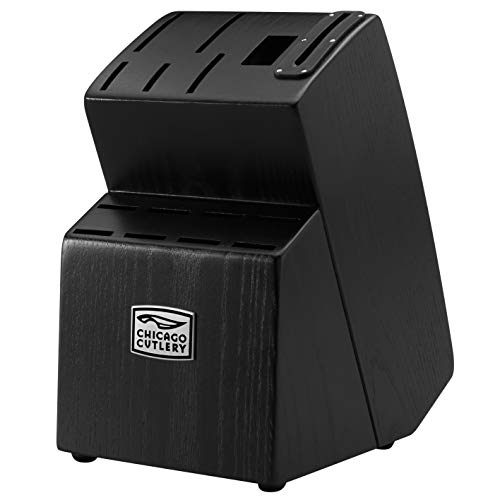 Chicago Cutlery Malden 16 Piece Stainless Steel Kitchen Knife Block Set, Stainless Steel Blade That Resist Rust, Stains, And Pitting #TOP4