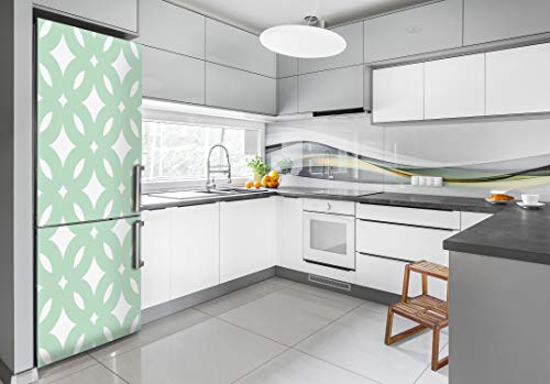 Pegatinas pared decoración cocina y película autoadhesiva de vinilo para frigorífico 3