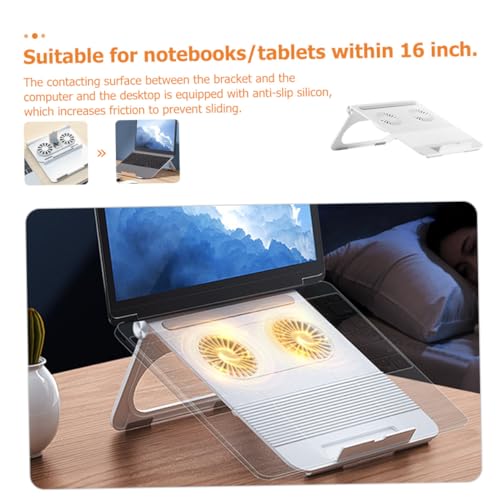 Soporte para Laptop TIDTALEO con Ventiladores y Almacenaje miniatura 2