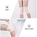 TOVINANNA 2pcs Breathable Knee Sleeves for Elderly Warm Knee Protectors with Tear Resistance Lightweight Design for Comfortable All-day Wear