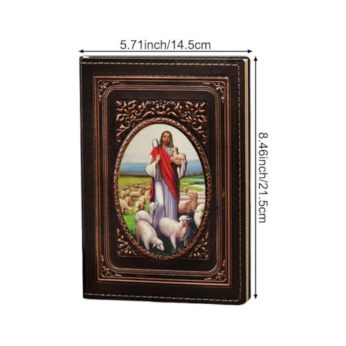 Carnet de notes A5 Dianzan à couverture rigide crucifix pour bureau - 5