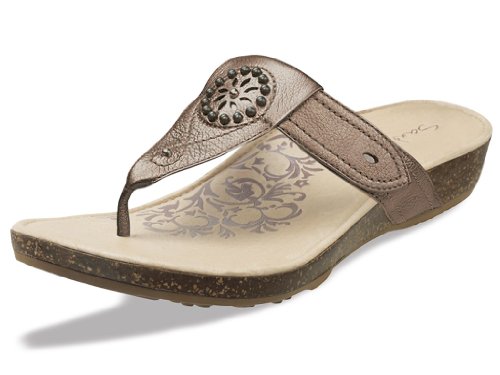 Aetrex Women's Sandalistas Cork Comfort Thong