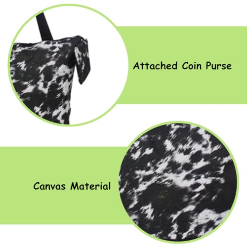 Image of NGIL Medium Top Zipper Closure Canvas Tote Bag with Attached Matching Coin Purse For Moms and Nurses