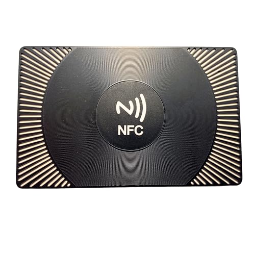 Cartão de visita NFC de metal premium em branco, cartão chave digital para hotéis e sistemas de entr