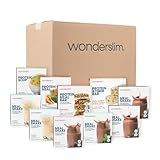 Wonderslim 2 Week Weight Loss Meal Kit – 70 Ready to Eat Diet Foods for Weight Loss, Prepackaged Meals & Snacks for Men & Women, with Built-In Structure for Long-Term Success