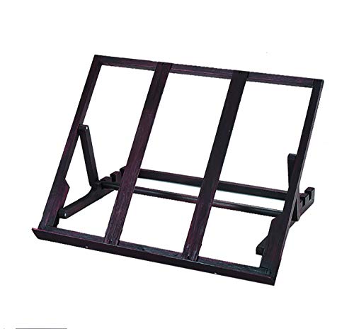 Alvin, Easel and Board Stand, Walnut Stained Wood, Anti-Slip